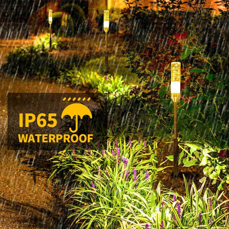 GreenClick 3 Pack Extension Path Lamps Landscape Path Lights, Connect 24 Lamps on One Adapter, IP65 Waterproof LED Path Lights for Lighting Up Your Garden, Pathway, Walkway (Warm White) - Image 5